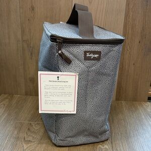 Thirty-one host exclusive insulated cooler Organizer Zip Top Grey Mini Dot LUT